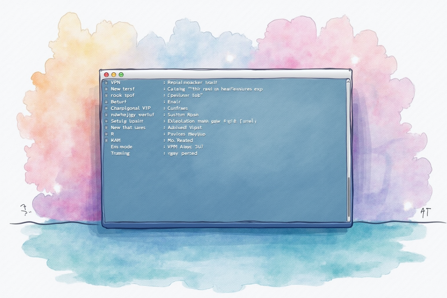 VPN setup script running on terminal screen with progress indicators