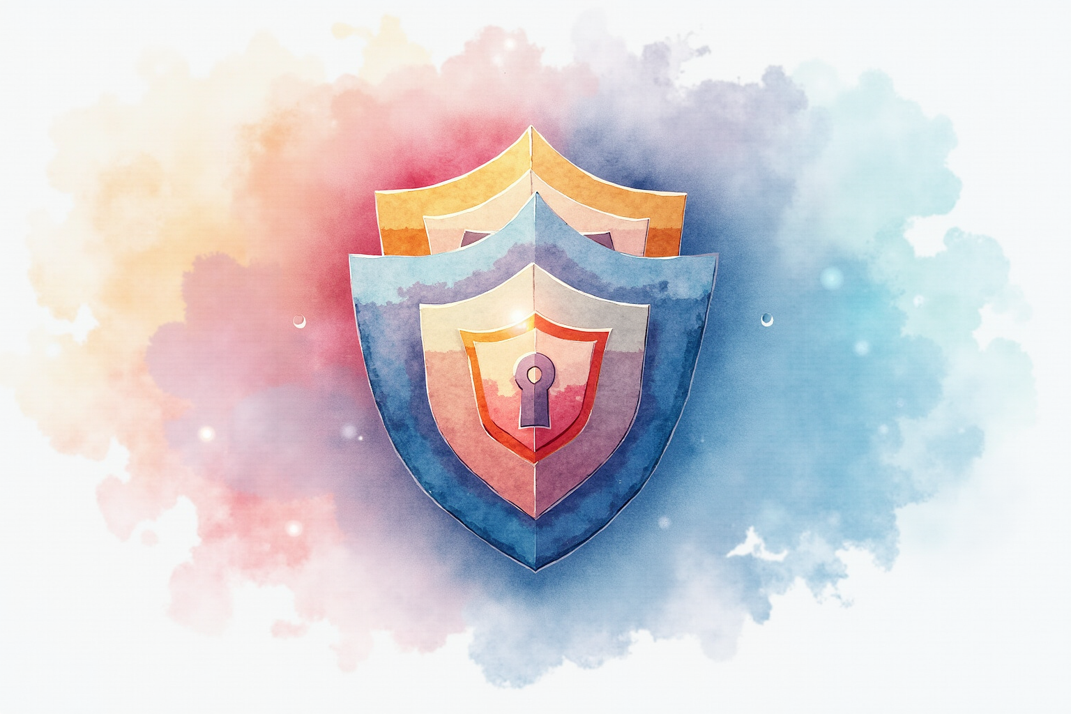 Ransomware protection shield concept defending personal files folders
