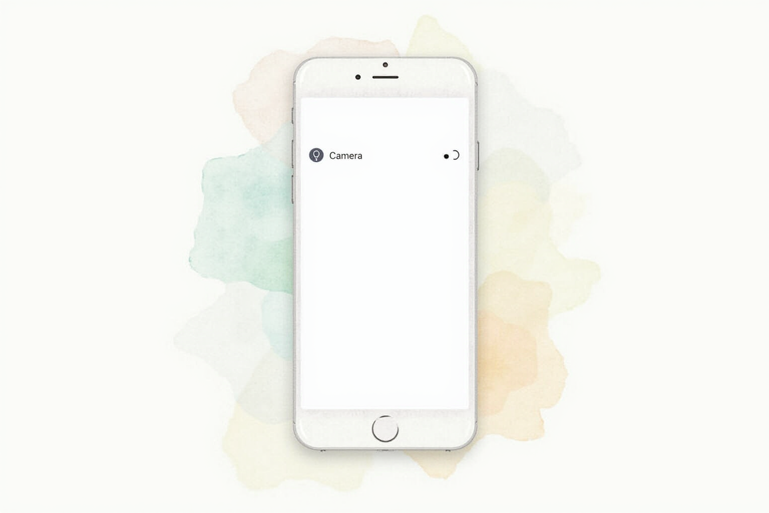 App permission management screen showing camera microphone location toggles