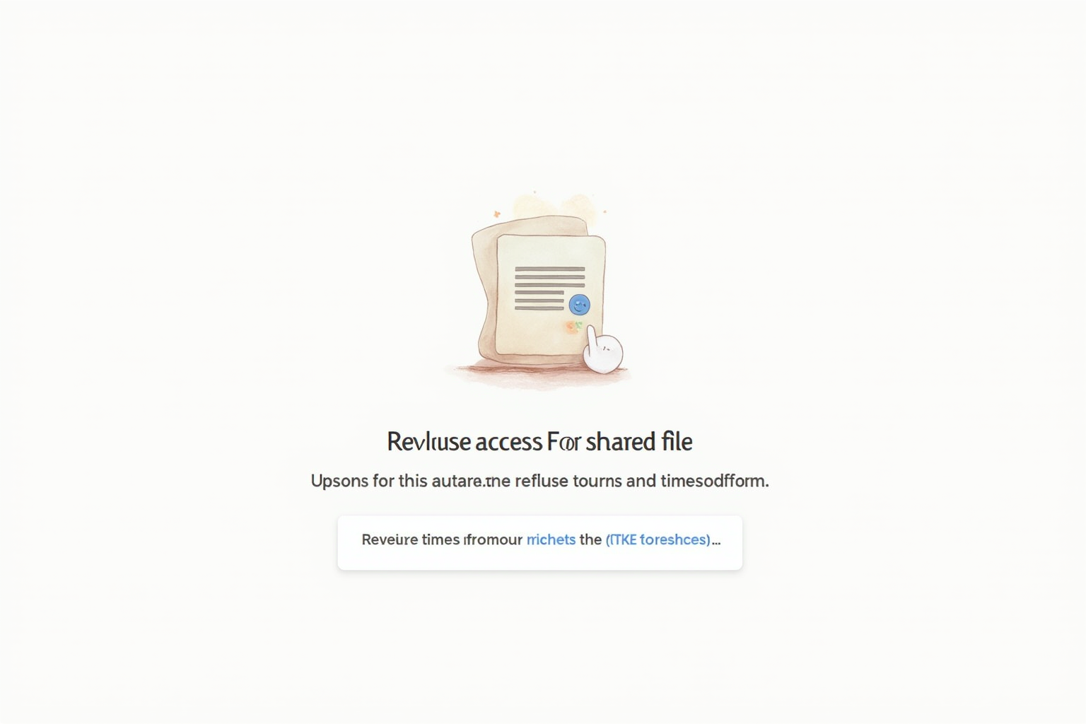 Revoke access feature for shared file with timestamp and recipient list