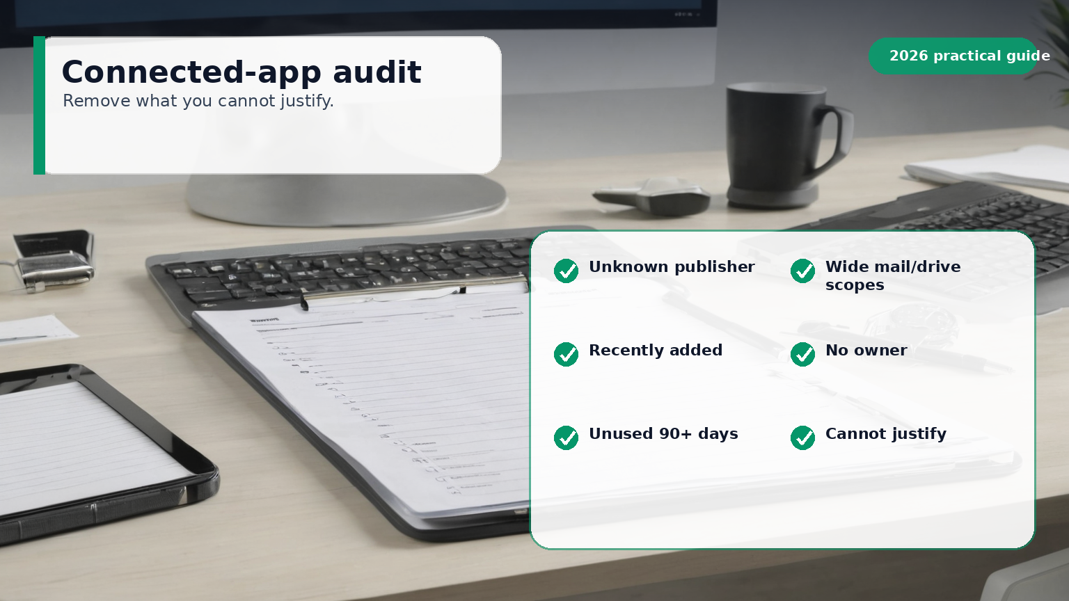 Five-question OAuth consent checklist
