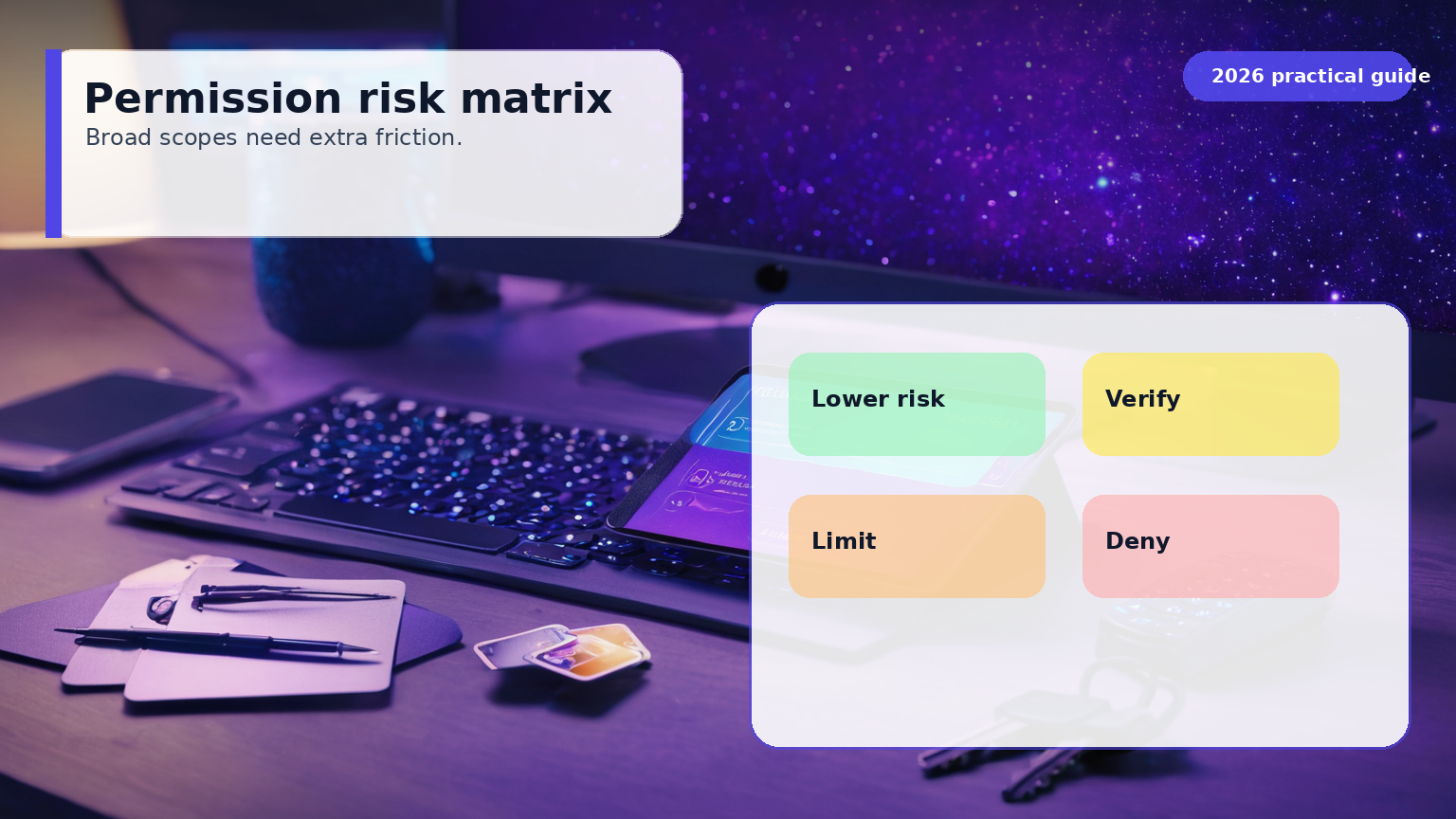 OAuth app risk triage matrix